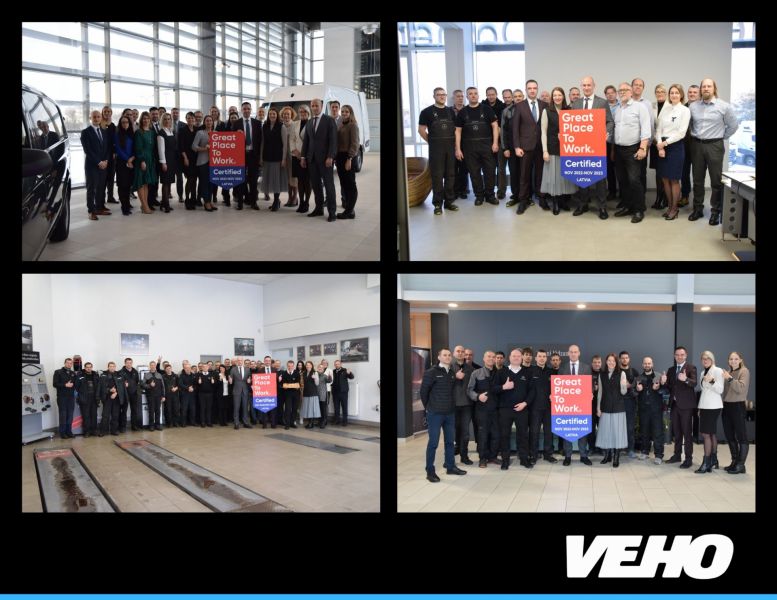 Mercedes-Benz pārstāvniecība Latvijā saņem Great Place To Work® sertifikātu!