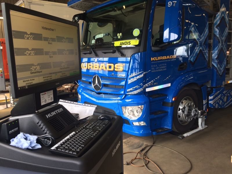 “Domenikss” introduces the most modern wheel geometry testing and adjustment device in Latvia