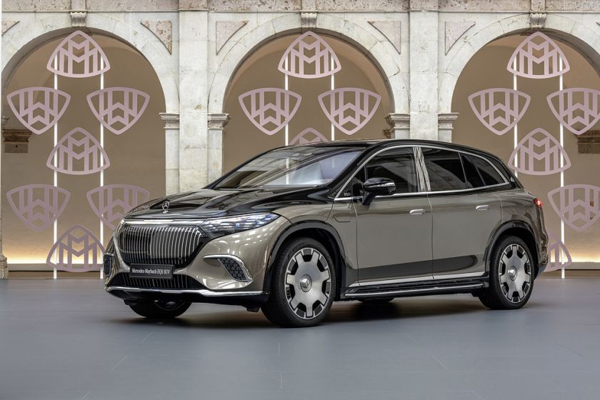 Šanhajā tika prezentēts pirmais pilnīgi elektriskais Maybach modelis.